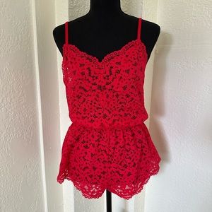 Lace Romper Coverup